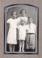 1935 - Marvle Myrtle Roman Lyla Jaus group photo.jpg
