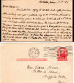 1921-08-09 - Post Card - Alfred Baur to Clara from Rochester, MN.jpg