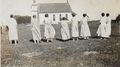 1920s - St John's Lutheran Church Cedar Mills older ladies getting ready for a race at church picnic.jpg