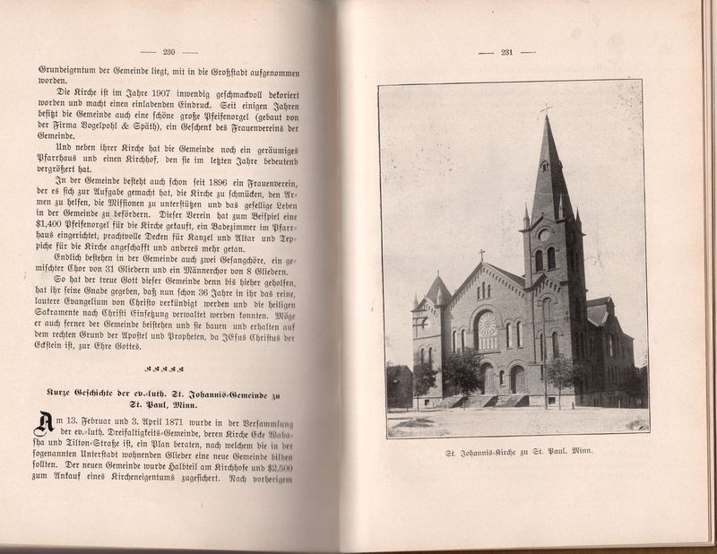 Gelchte de Minnesota Synode - page 230-231 - Hinderer - St Paul MN.jpg
