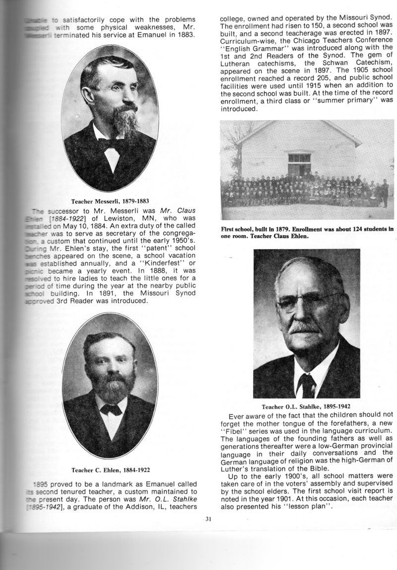 Emanuel Lutheran Church - Hamburg MN - 125th Anniversary Book 1857-1982 - Page 031.jpg