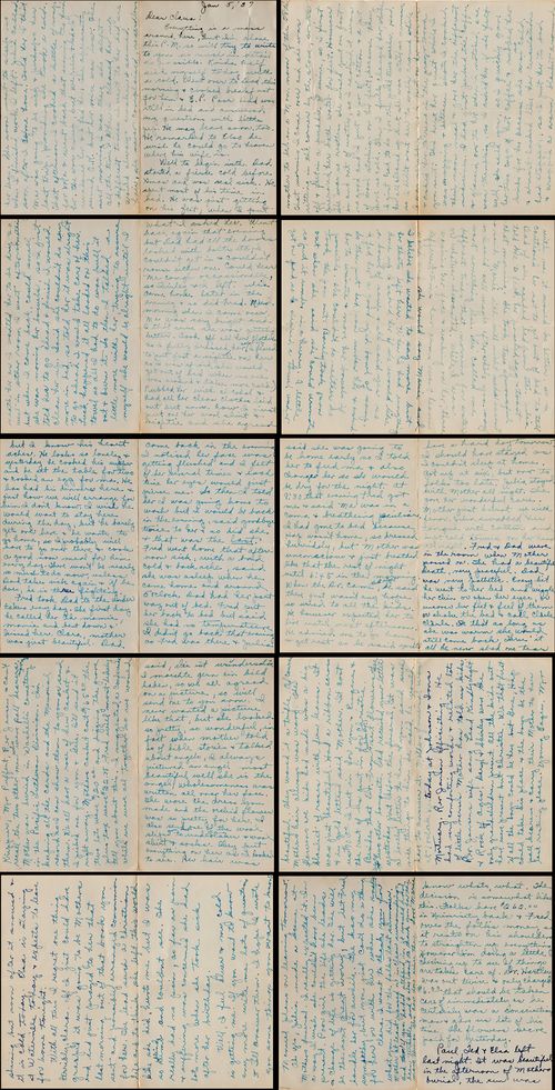1937 - Letter from Maria to Clara Hinderer about Klara Hinderer death.jpg