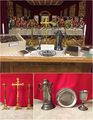 2017 - St. John's Lutheran Church Anniversary displaying Alfred Baur altarware. collage (1).JPG