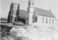 1950 - St .John's Lutheran Church Cedar Mills new and old church side by side.jpg