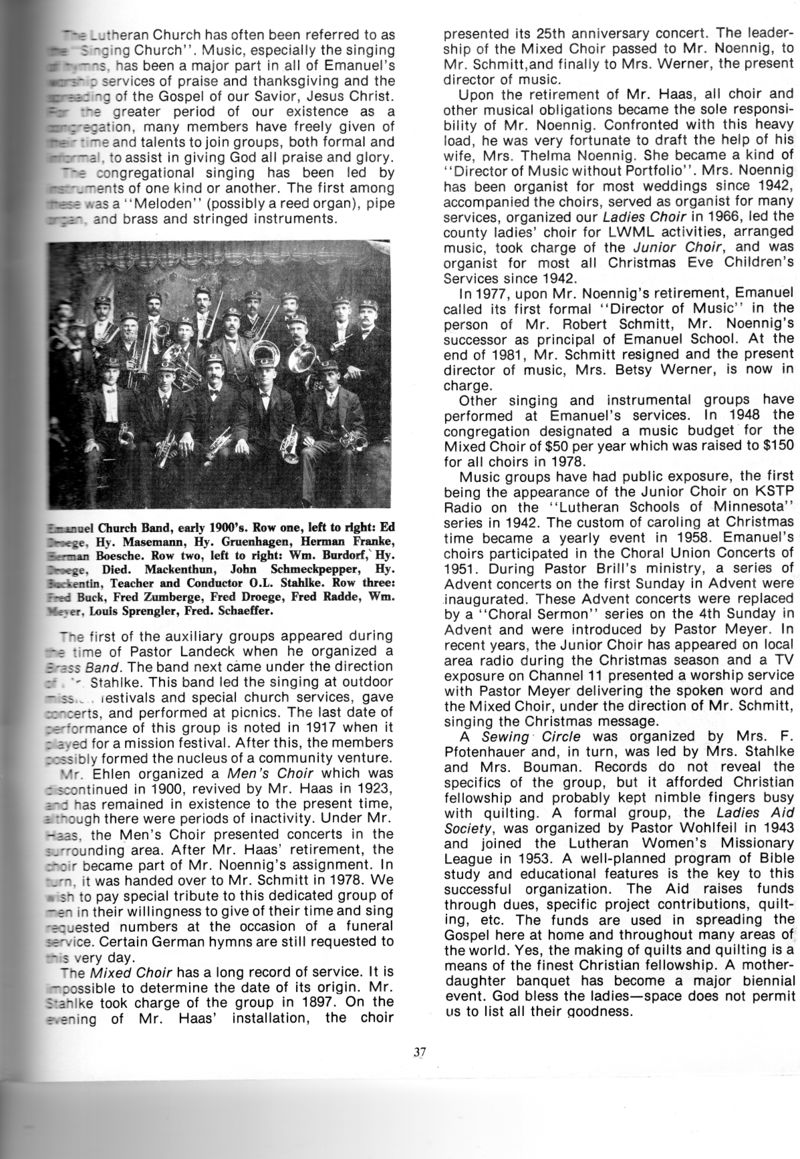 Emanuel Lutheran Church - Hamburg MN - 125th Anniversary Book 1857-1982 - Page 037.jpg