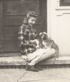 1938 - Marvel Jaus with puppy.jpg