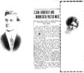 1917 - Alfred Baur and Clara Hinderer Newspaper story about Wedding.jpg